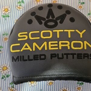 Titleist Scotty Cameron Gray and Yellow Putter Cover